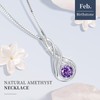 AINUOSHI Mothers Day Gifts Birthstone Necklaces for Women Sterling Silver