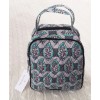 Vera Bradley Lunch Bunch Paisley Stripes Gray School Work Quilted