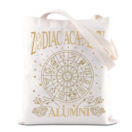 FOTAP ZA Merch ZA Alumni Tote Bag Vega Twins Handbag Zodiac Signs Gift Star Constellations Shoulder Bag Celestial Heirs Gift (Z Academy T)