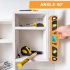Digital Protractor LCD Display Stainless Steel Magnetic Level Multifunctional Angle