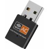 Dual Band WiFi Adapter, AC600 802.11AC USB Wireless Network Dongle,