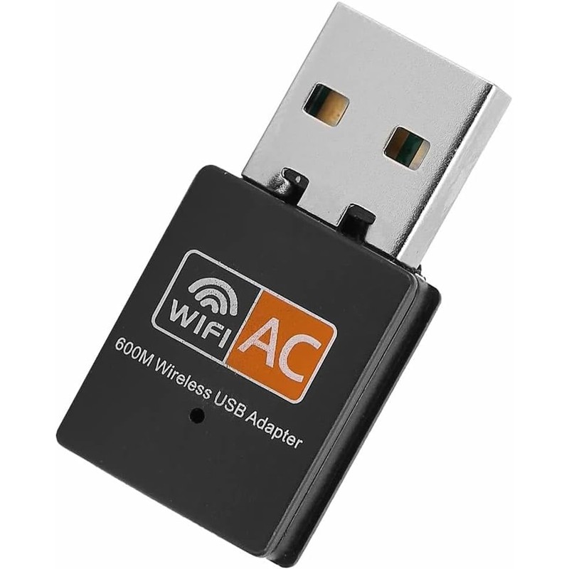 Dual Band WiFi Adapter, AC600 802.11AC USB Wireless Network Dongle,