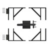 DIYHD Heavy Duty Anti-Sag Gate Kit with Left-Opening Latch for