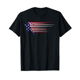 Best USA American Flag Track And Field Gift Team Men Women T-Shirt
