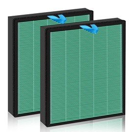 Improvedhand Vital 100S HEPA Replacement Filter Toxin Absorber Compatible With LEVOIT Vital 100S/100S-P Air Purifier, High-Efficiency 3-IN-1 True HEPA and Activated Carbon Filters, Pack of 2, Green
