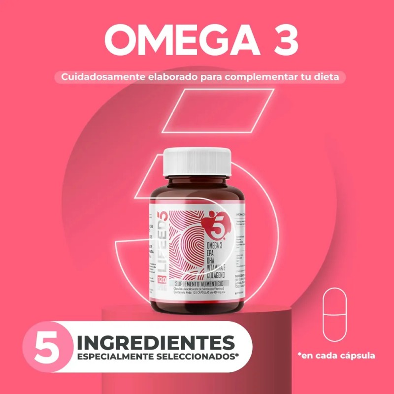 Omega 3 Aceite De Salmon Oil Epa Dha 120 Cápsulas