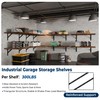 2-Pack Large Wall Mounted Shelf 3x2Ft (36x24In) - 600lbs Capacity