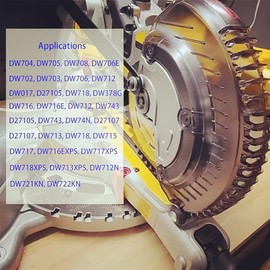 145344-01 Miter Saw Replacement Blade Bolt M8 Fit for DeWalt DW708 DW703 DW704 DW705 DW706 DW712 DW715 DW716 DW718(1 Pack)