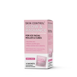 Skin Control Glow & Radiance Ice Facial Roller Sachets – moisturise, smooth & firm skin. ​(Pack of 6)