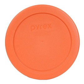 Pyrex Orange 2 Cup Round Storage Cover #7200-PC for Glass Bowls