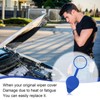 PEUTIER 2pcs Windshield Washer Reservoir Cap, Washer Fluid Lid Leakage