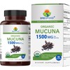 Brieofood Organic Mucuna 1500mg, 45 Servings, Vegetarian, Gluten Free, 90