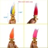 20pcs Luminous Mini Troll Dolls Glow in The Dark Vintage