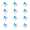 Dmopipp Keyboard Switches, 12PCS Blue Keyboard Clicker Replacement 3 PIN