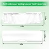 WPL 3315333.001 RV Air Conditioner Ceiling Louver Vent Cover Assembly