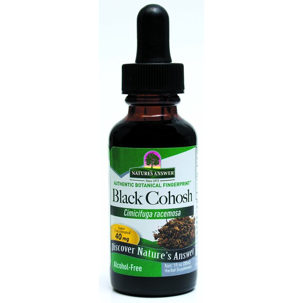 Nature's Answer Alcohol-Free Black Cohosh Root, 1-Fluid Ounce