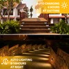 SOLPEX Solar Step Lights, 12 Pack Solar Stair Lights, Outdoor