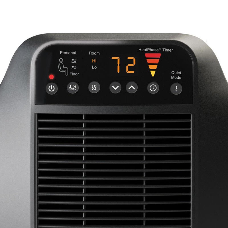 Honeywell HeatGenius Ceramic Heater, Black – Easy to Use Space