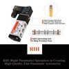 RIH Pneumatics Solenoid Valve 4V110-06 12V/24V/110V Series Single Coil Pilot-Operated