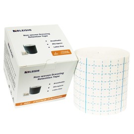 NBLEISHI Non-Woven Dressing Retention Tape,3InchesX11Yards,Gentle Adhesive Bandage, Hypoallergenic and Breathable,Medical Grade Wound Dressing Tape Sensitive Skin for Wound Care（Pack of 1Roll）