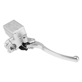 mumisuto Motorcycle Master Cylinder,7/8" 22mm Motorcycle Front Right Hydraulic Brake Clutch Lever Master Cylinder for YFZ450 YFM (White)