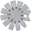 Stainless Steel Bevel Gauge 15-120 Degree Knife Blade Angle Gauge