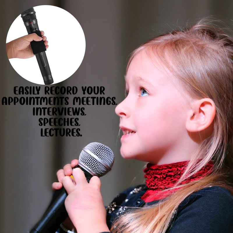 Xtlonbom2PCS Microphone Elastic Sleeve Durable Handheld Mic Cover Perfect for