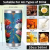 20oz Double Silver Side Tumbler, Hammered Finish Stainless Steelcapacity: 20