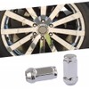 DCVAMOUS 24 PC 14x1.5 Lug Nuts Chrome 19mm Hex Compatible