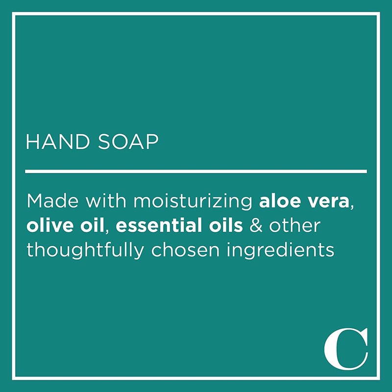 Caldrea Hand Wash Soap, Aloe Vera Gel, Olive Oil and