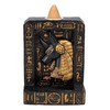 Anubis Egyptian Backflow Incense Holder - 10 cm Height, Hand
