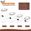 PRAKI Airtight Food Storage Containers Set with Lids - 24