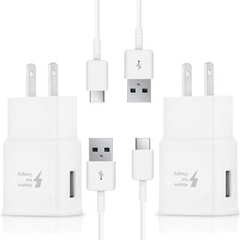 OEM Adaptive Quick Fast Charger Compatible with Bang & OLUFSEN Beolit 17 Plus Full 15W Power Certified USB Type-C 5Gbps Data Cable. (2 Pack! / White / 4FT, 1.2M)