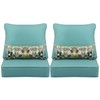 Aoodor 24'' x 24'' Outdoor Deep Seat Chair Cushion Set，Olefin