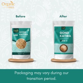 Organic Spree Gond Katira 100grams (3.5 oz) - Tragacanth Gum - Gomme adragante - Goma Tragacanto - Pure and Natural