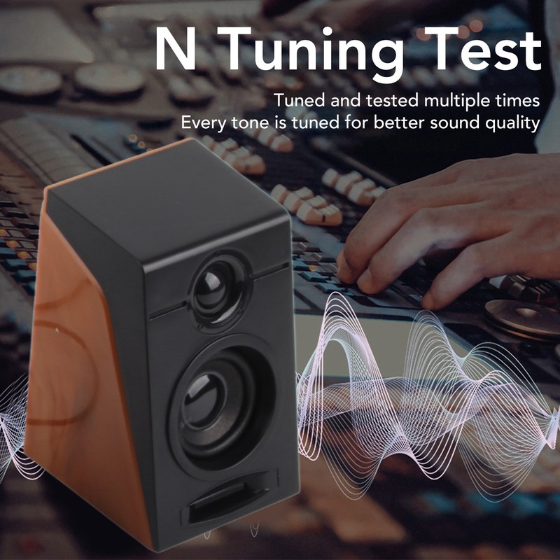 PC Speakers HiFi Deep Bass Adjustable Volume Plug and Play