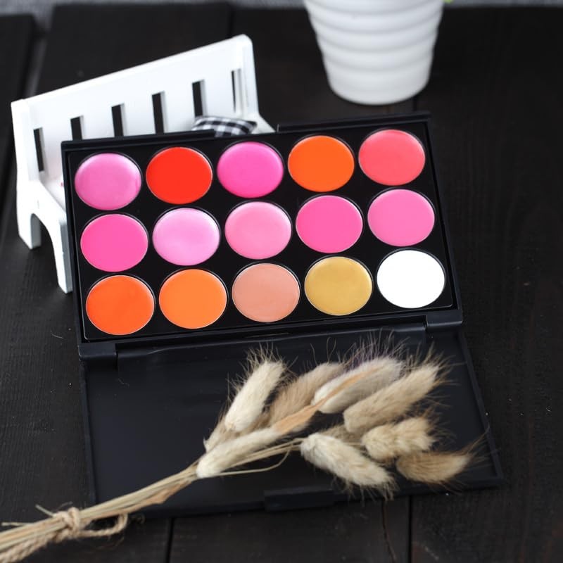 15 Colours Multi Function Palette for Lips, Face and Eyes