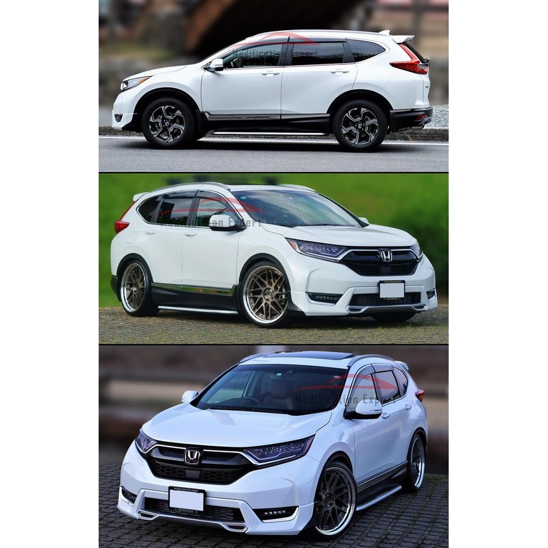 Fits for 2017-2022 Honda CR-V CRV JDM Chrome Trim Smoke