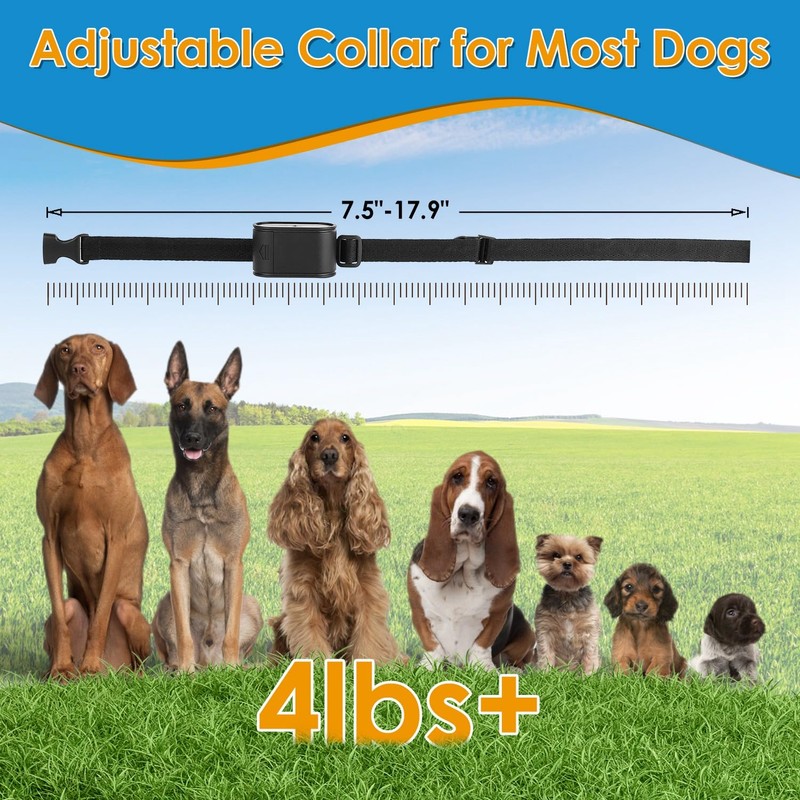 Zorpupoa Wireless Dog Fence System, 1.2 Acre Electric Pet Containment