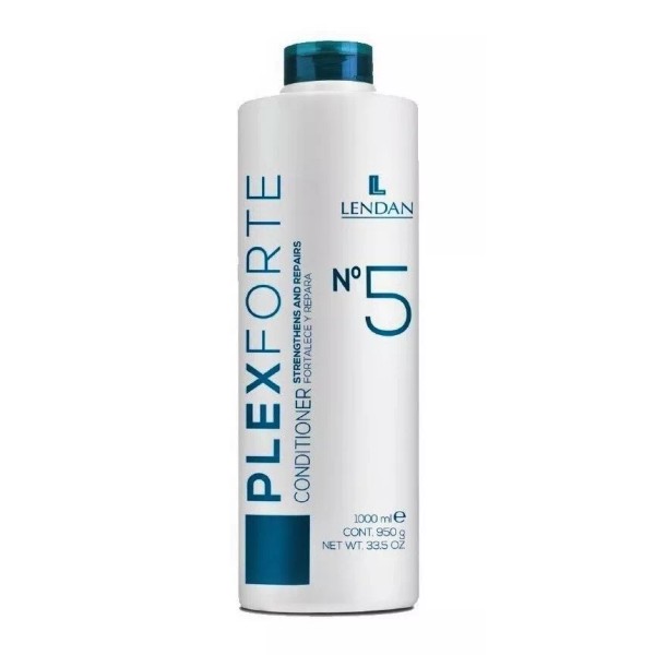Lendan Plexforte N°5 Acondicionador Fortalecedor Cabello 1lt Lendan