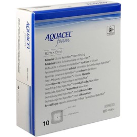 Aquacel Foam Adhesive Square Dressing Pad, 8 x 8 cm