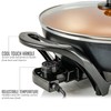 OVENTE Electric Wok with Nonstick Coating, 13 Inch Family-Sized Skillet,