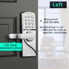 Pionevox Keyless Entry Keypad Door Lock with Handle-Digital Smartcode for