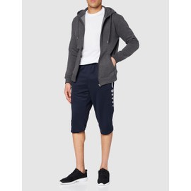 JAKO Herren Hose 3/4 Trainingsshorts Active, Marine/Weiß, S, 8395