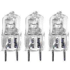 (3)-Lamps Replacement Light Bulbs 120V 20-Watt for Microwave WB25X10019 20W