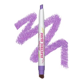 Lime Crime Electric Slide Eyeshadow & Brush Stick, Metalic Lavender,LOL