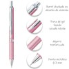 Pentel BL407P-A-EST Bolígrafo Energel Bl407, Color Rosa, Tinta Negra con