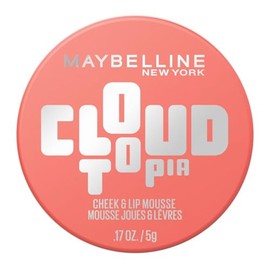 Maybelline Cloudtopia Blush para mejillas y labios,14H, tono ilusión coral