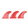 3Pcs Surfboard Fins PVC Thruster Fins Surfing Board Accessories for