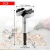 NICAVKIT Professional Forstner Drill Bit 38 mm for Wood, 38